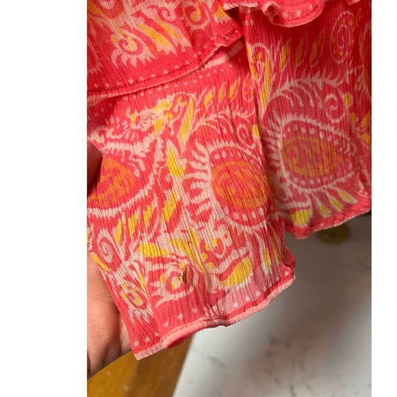 Cleobella Hannah Maxi Dress In Blossom Block Print Dress Sz. S - Picture 8 of 9